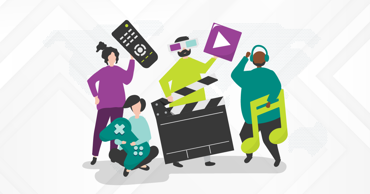 An Illustration Highlights Different Types of Multimedia for eLearning