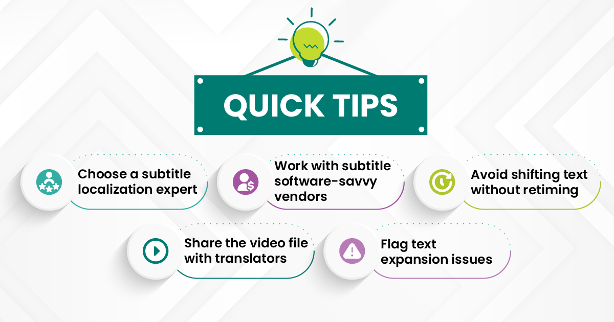 A Visual Guide to Best Practices for Translating Subtitles